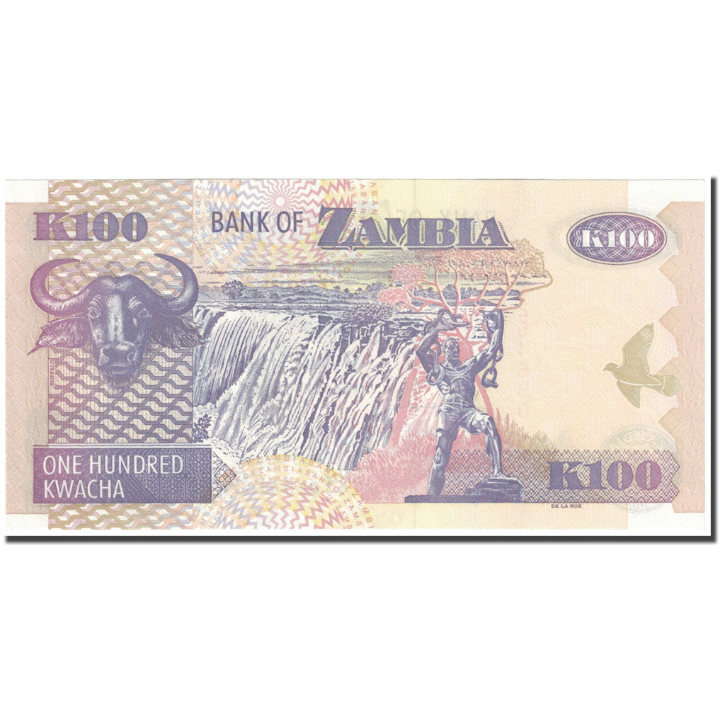 Banknote, Zambia, 100 Kwacha, KM:38g, UNC(65-70)
