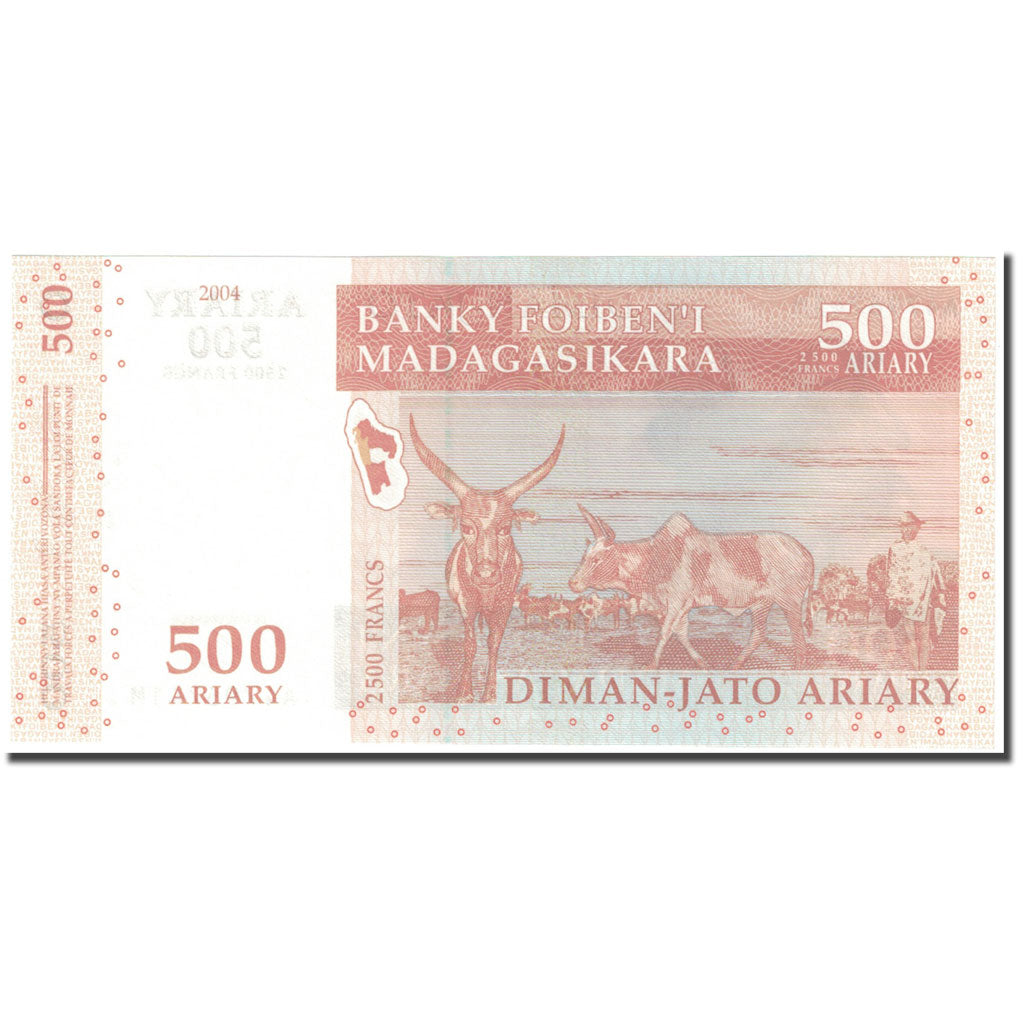 Banconote, Madagascar, 500 Ariary, KM:88b, FDS