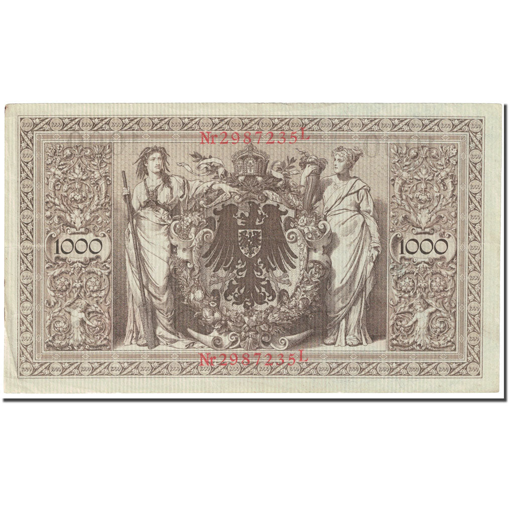 Banconote, Germania, 1000 Mark, 1910, 1910-04-21, KM:44b, BB+