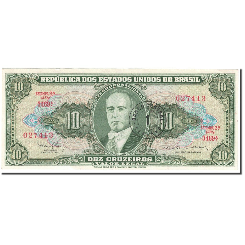 Banconote, Brasile, 1 Centavo on 10 Cruzeiros, KM:183b, FDS