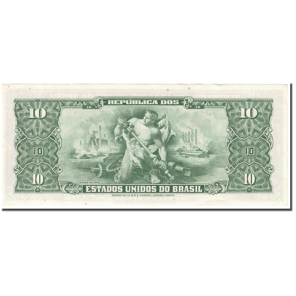 Banconote, Brasile, 1 Centavo on 10 Cruzeiros, KM:183b, FDS