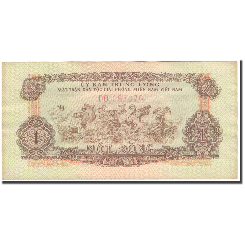 Banknote, South Viet Nam, 1 D<ox>ng, KM:R4, AU(55-58)