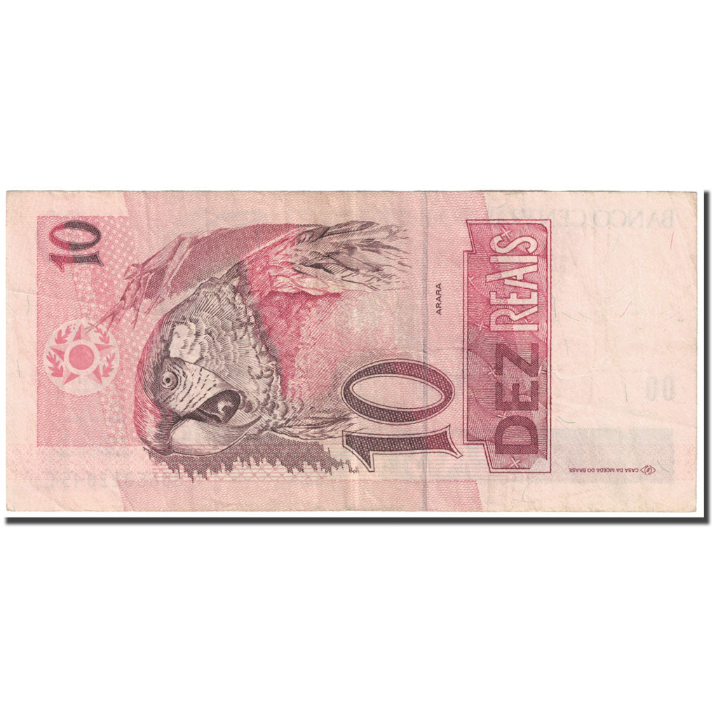 Banknote, Brazil, 10 Reais, KM:245Ah, VF(20-25)