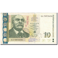 Biljet, Bulgarije, 10 Leva, 2008, KM:117b, TTB