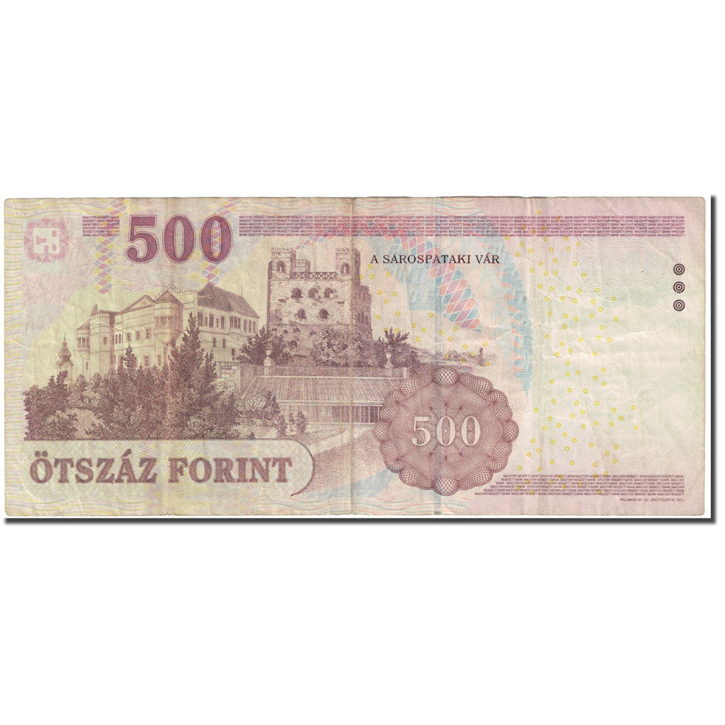Nota, Hungria, 500 Forint, 2010, KM:196c, EF(40-45)