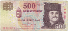 Banconote, Ungheria, 500 Forint, 2010, KM:196c, MB