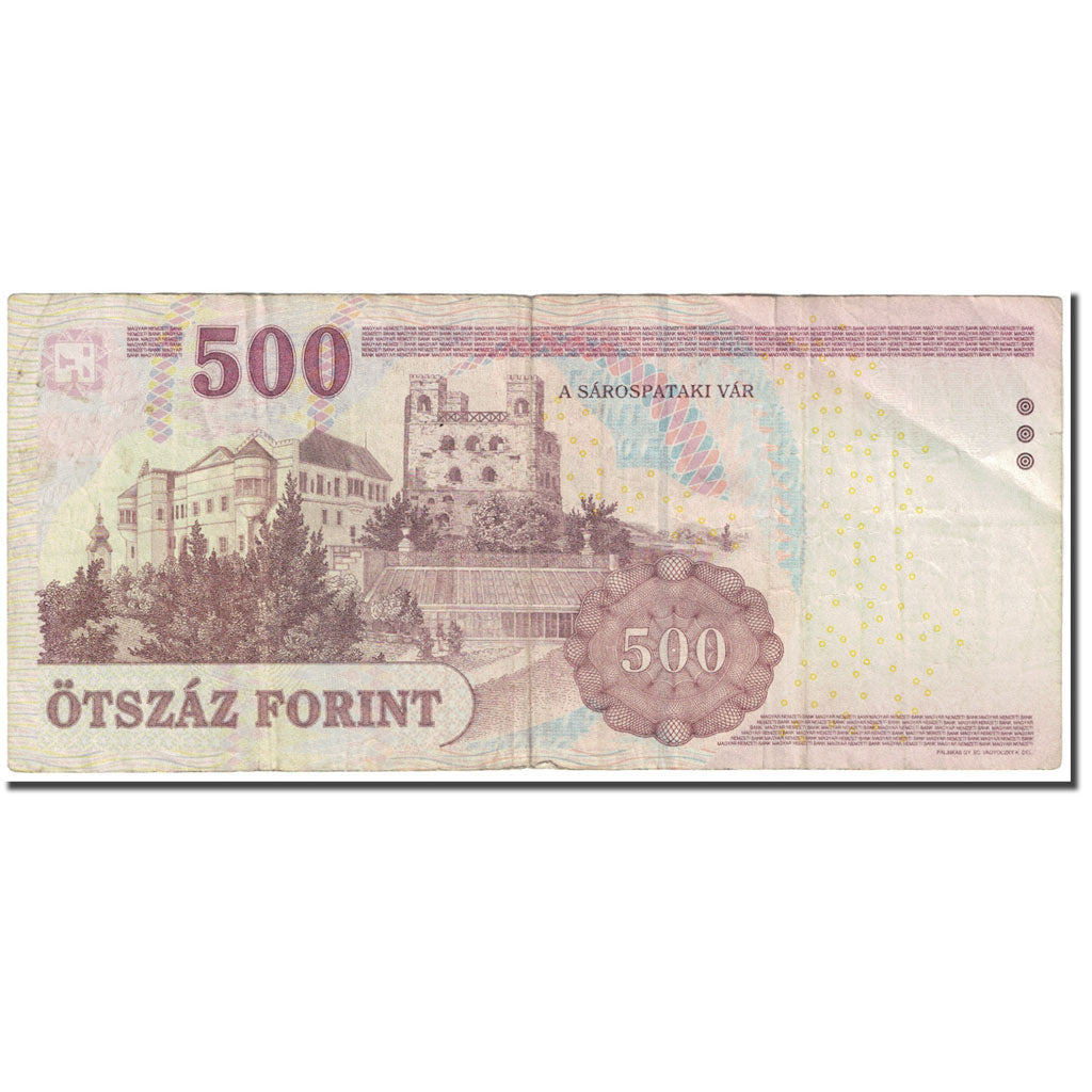 Biljet, Hongarije, 500 Forint, 2013, KM:196c, TB