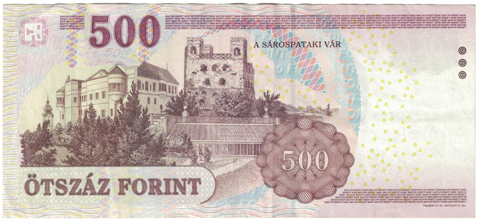 Geldschein, Ungarn, 500 Forint, 2013, VZ