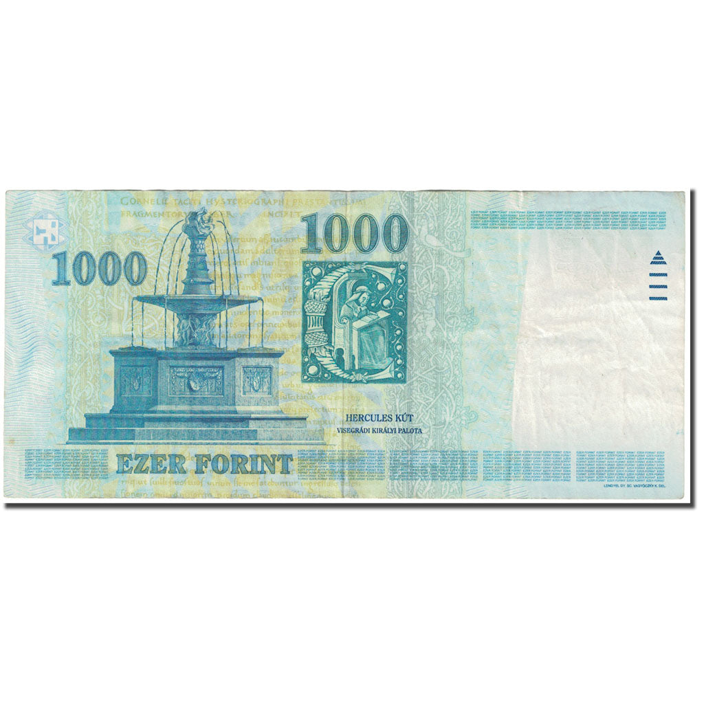Nota, Hungria, 1000 Forint, 2007, KM:195c, EF(40-45)