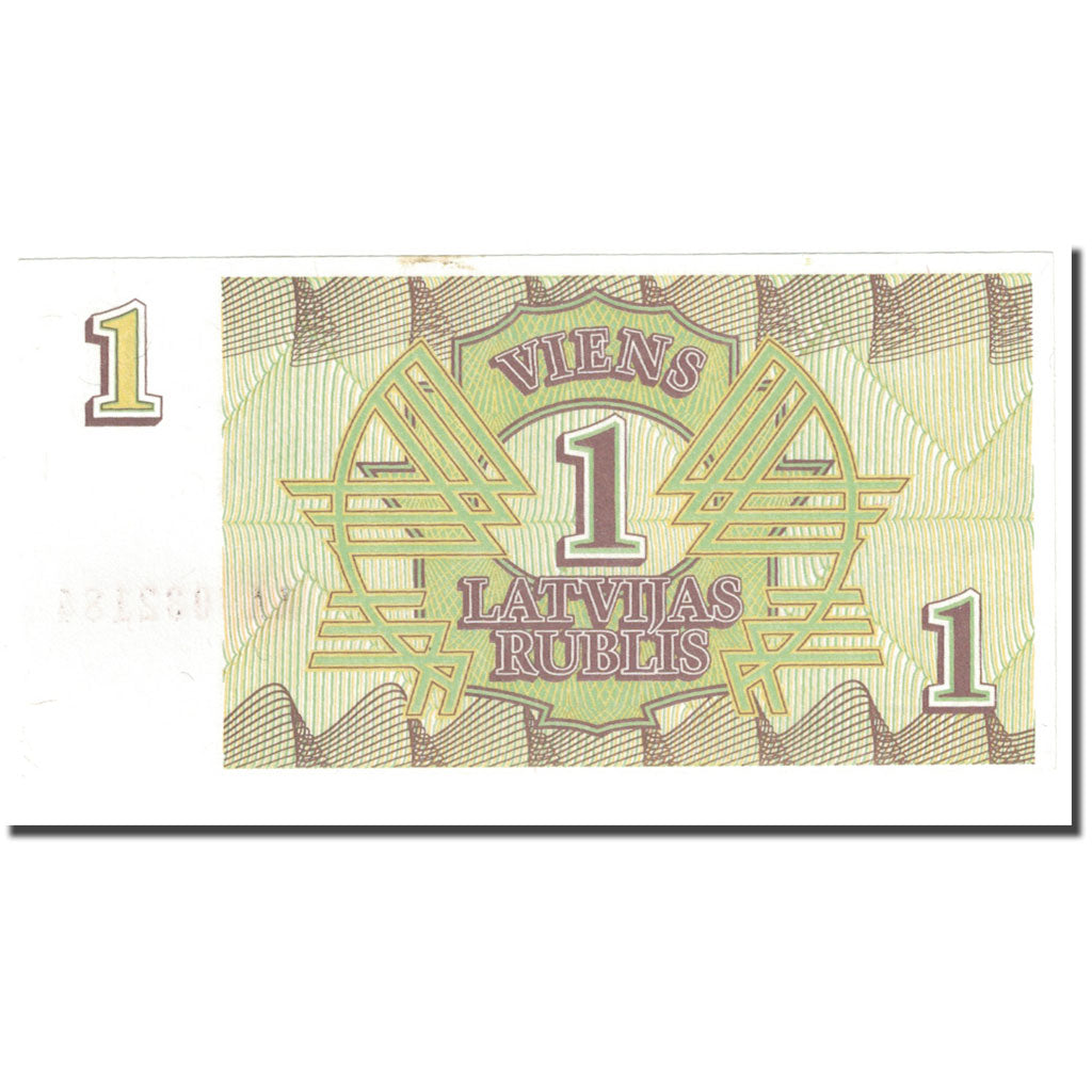 Billet, Latvia, 1 Rublis, KM:35, NEUF