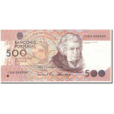 Banknote, Portugal, 500 Escudos, 1982, KM:180f, AU(55-58)