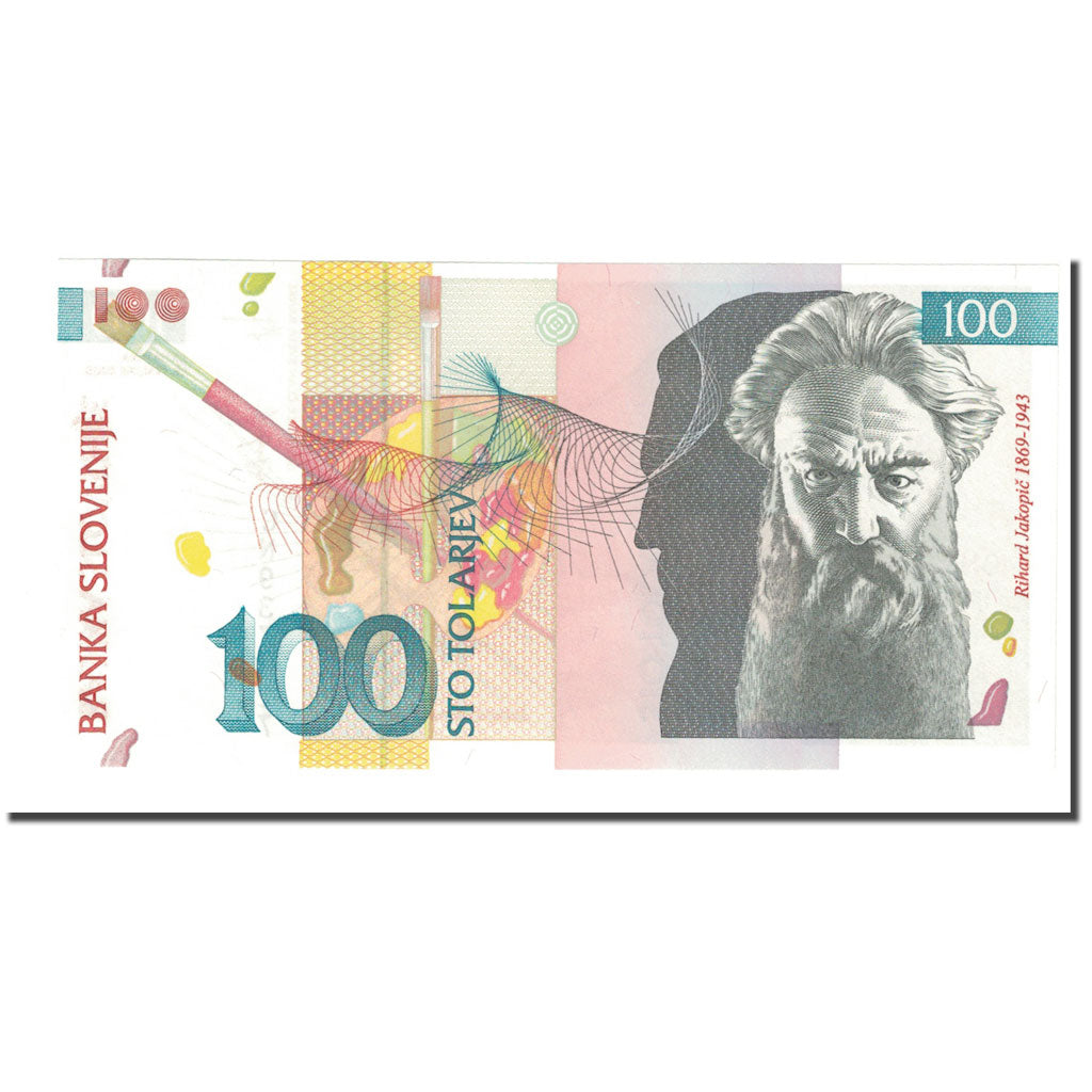 Banknote, Slovenia, 100 Tolarjev, 2003, 2003-01-15, KM:31a, UNC(65-70)