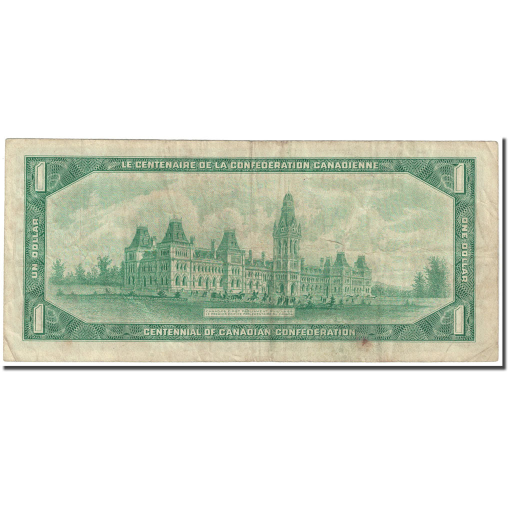 Banknote, Canada, 1 Dollar, 1967, KM:84b, EF(40-45)