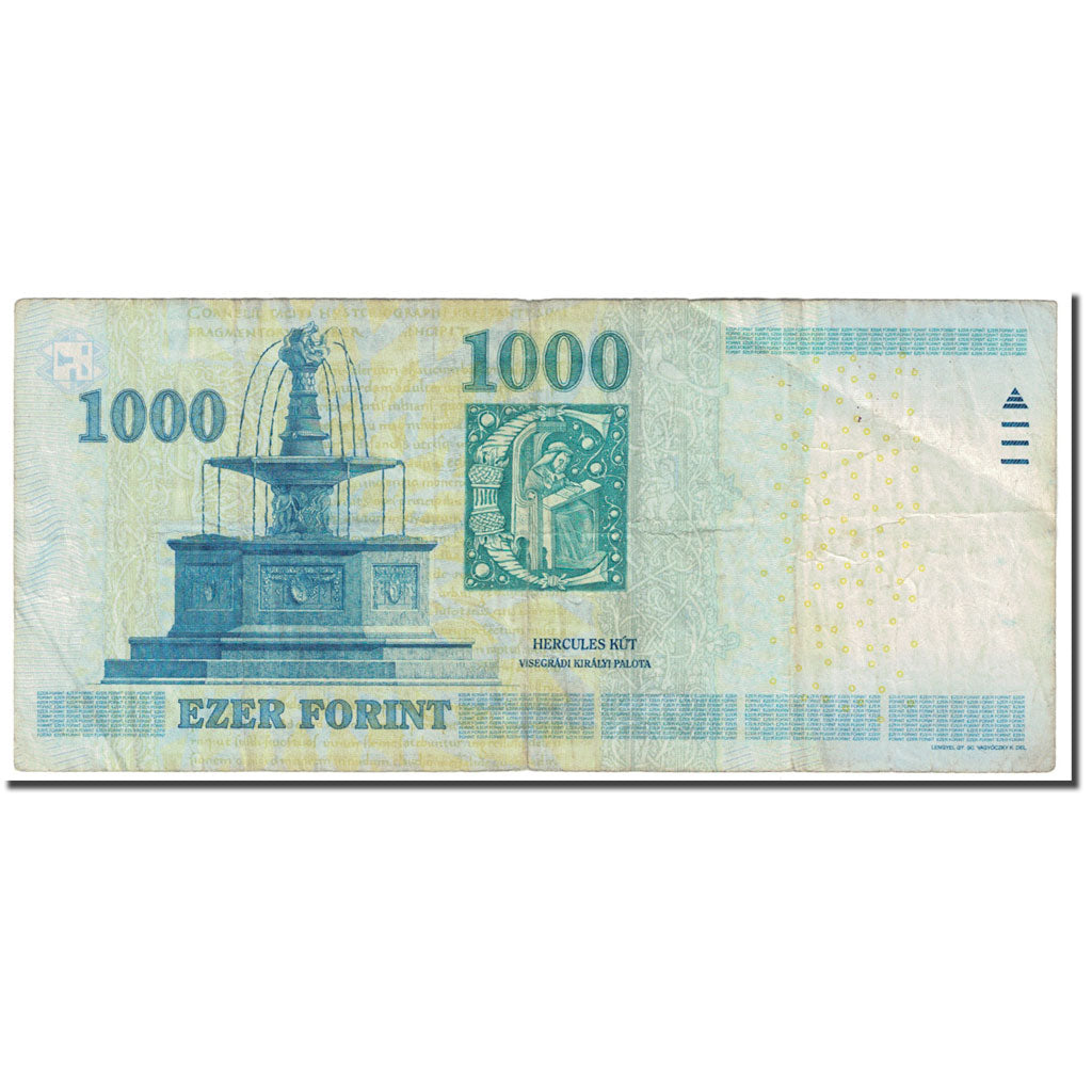Biljet, Hongarije, 1000 Forint, 2015, TB