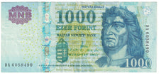 Banknote, Hungary, 1000 Forint, 2012, EF(40-45)