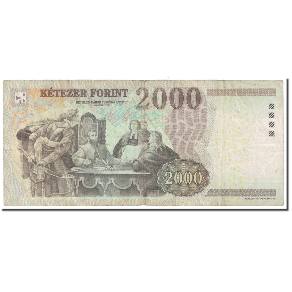 Geldschein, Ungarn, 2000 Forint, 2013, KM:198c, S