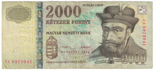 Billete, 2000 Forint, 2013, Hungría, KM:198c, BC