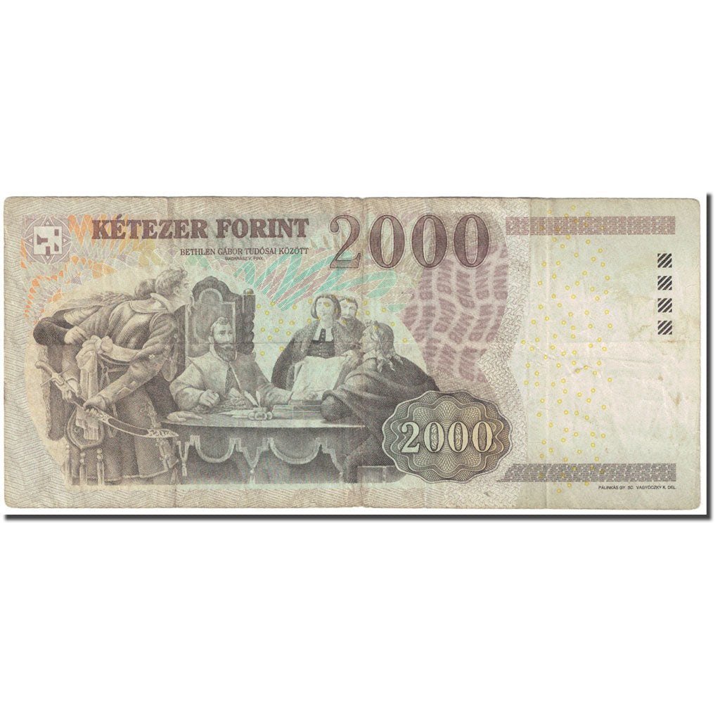 Billete, 2000 Forint, 2013, Hungría, KM:198c, BC
