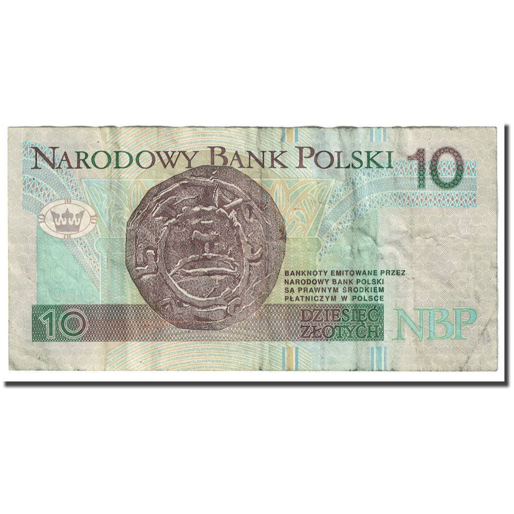 Billet, Pologne, 10 Zlotych, 1994, 1994-03-25, KM:173a, TB