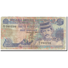 Banknote, Malaysia, 1 Ringgit, 1989, KM:13a, VG(8-10)