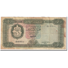 Billete, 5 Dinars, Libia, KM:36b, RC