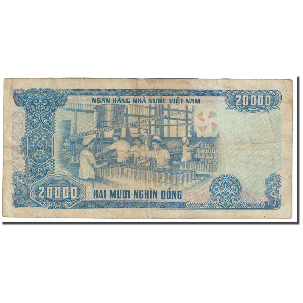 Banknote, Vietnam, 20,000 D<ox>ng, 1991, KM:110a, VG(8-10)