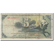 Nota, ALEMANHA - REPÚBLICA FEDERAL, 5 Deutsche Mark, 1948, 1948-12-09, KM:13e