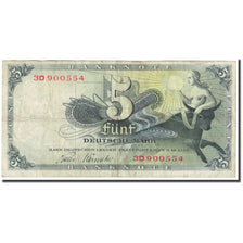 Banknote, GERMANY - FEDERAL REPUBLIC, 5 Deutsche Mark, 1948, 1948-12-09, KM:13e