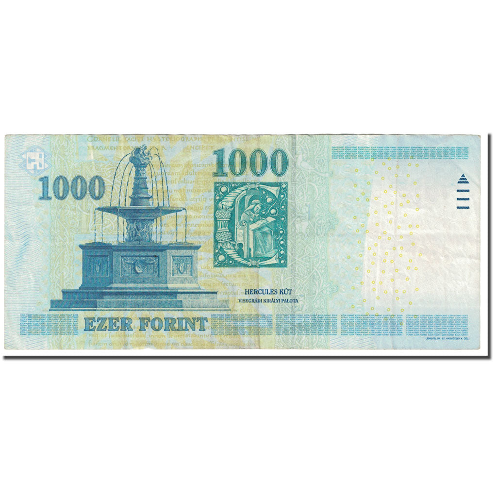 Banknot, Węgry, 1000 Forint, 2015, KM:197e, VF(20-25)