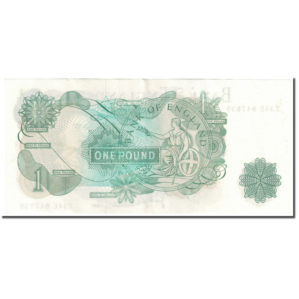 Billet, Grande-Bretagne, 1 Pound, KM:374g, TTB
