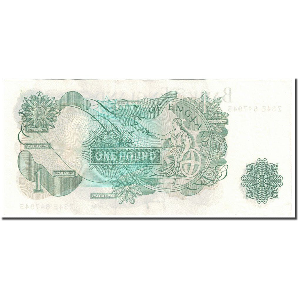 Billet, Grande-Bretagne, 1 Pound, KM:374g, TTB