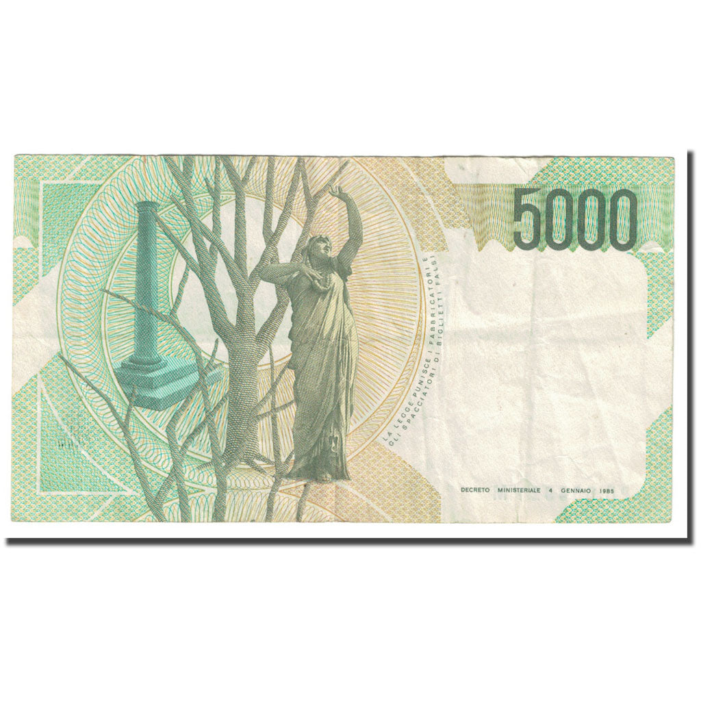 Geldschein, Italien, 5000 Lire, Undated (1985), 1985-01-04, KM:111c, S