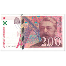 France, 200 Francs, Eiffel, 1995, TTB, Fayette:75.01, KM:159b