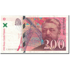 Francja, 200 Francs, Eiffel, 1996, VF(20-25), Fayette:75.02, KM:159a