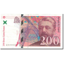 France, 200 Francs, Eiffel, 1996, TB, Fayette:75.02, KM:159a