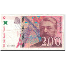 France, 200 Francs, Eiffel, 1996, VF(20-25), Fayette:75.02, KM:159a