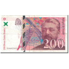 Francia, 200 Francs, Eiffel, 1996, MB, Fayette:75.03a, KM:159b
