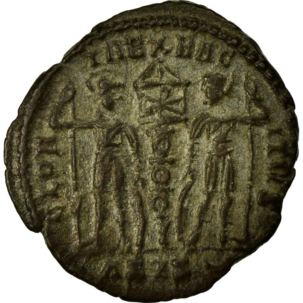 Moneta, Constans, Nummus, Siscia, SPL-, Rame, Cohen:65