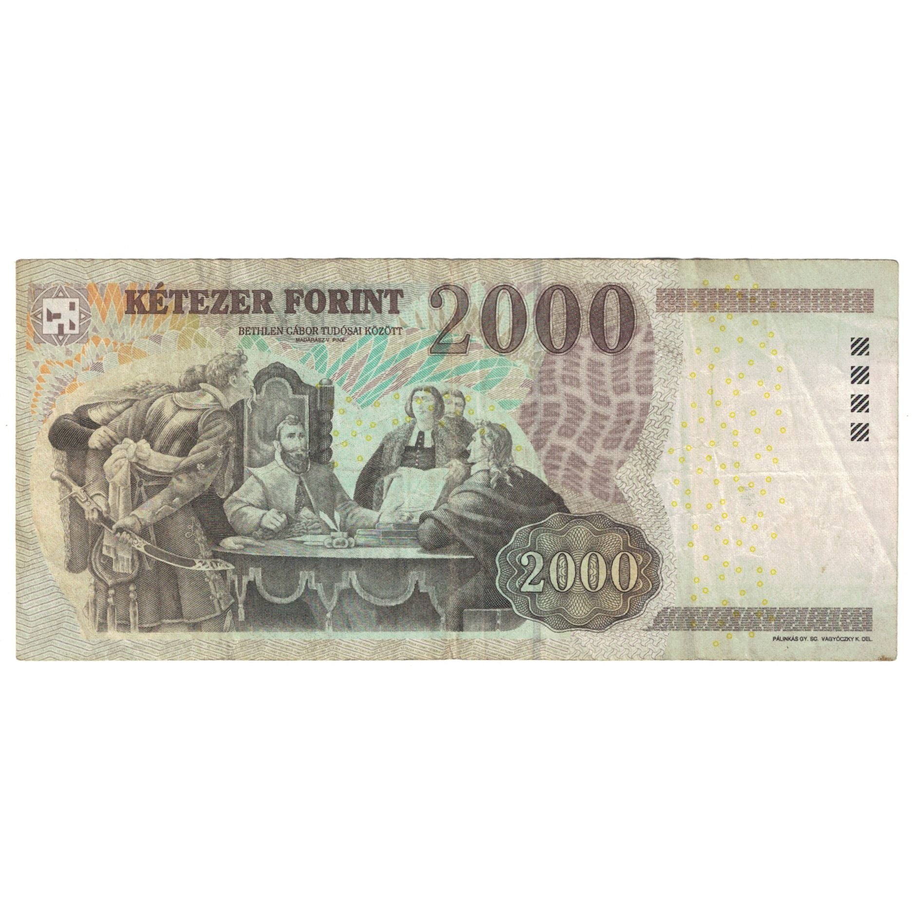 Geldschein, Ungarn, 2000 Forint, 2013, KM:198d, S