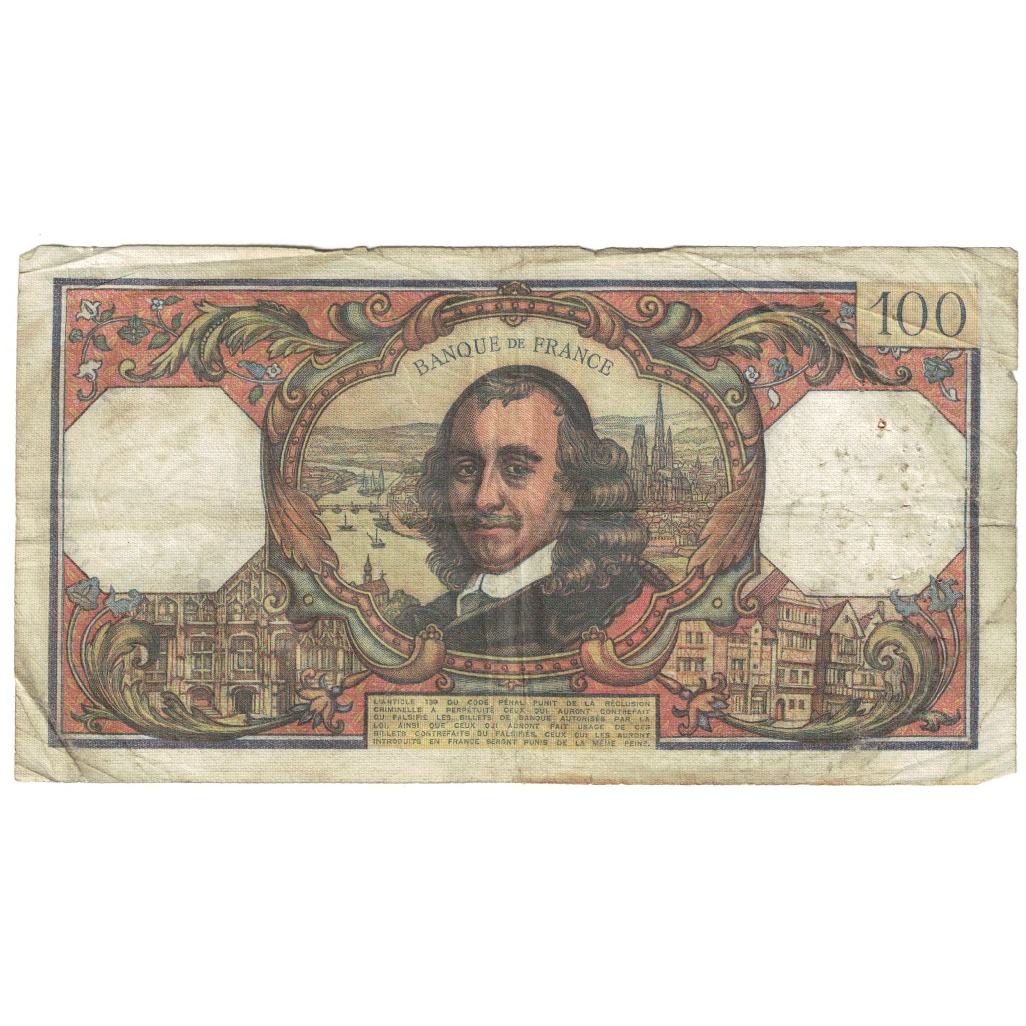France, 100 Francs, 1973, 1973-07-05, VG(8-10), Fayette:65.43, KM:149d