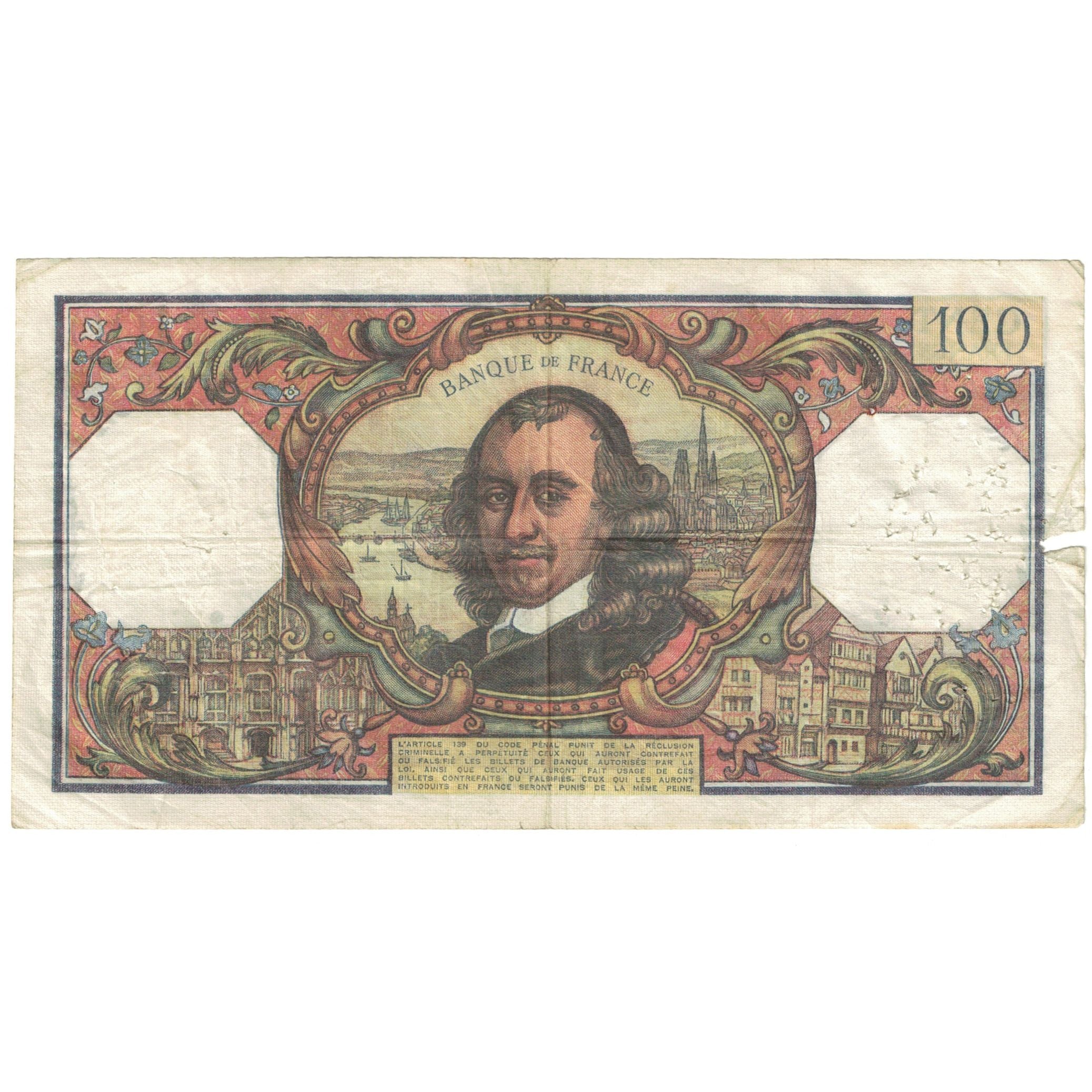 Frankrijk, 100 Francs, 1972, 1972-05-04, B, Fayette:65.39, KM:149d