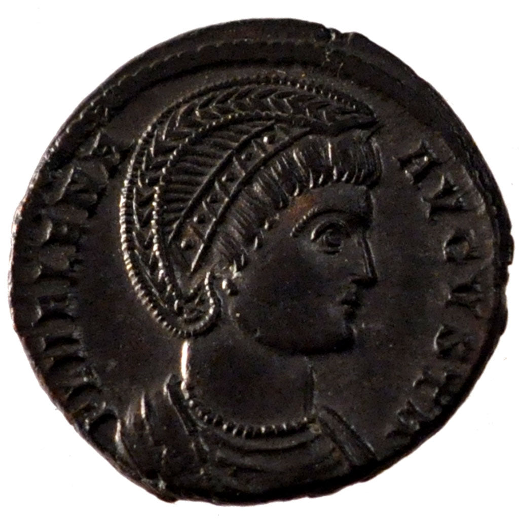 Helena, Nummus, Trier, AU(55-58), Copper, Cohen #12, 2.80