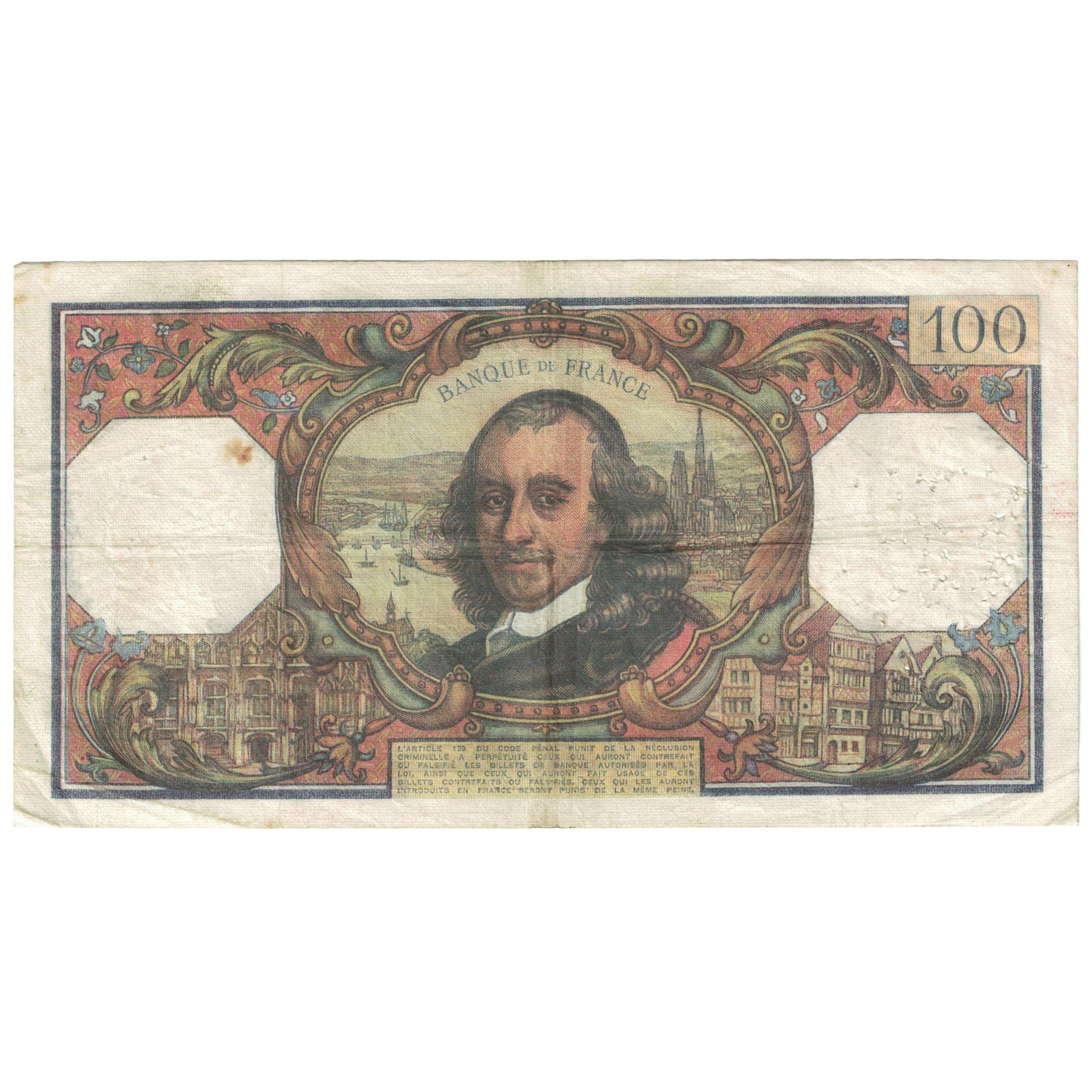 Frankrijk, 100 Francs, 1972, 1972-01-06, B, Fayette:65.38, KM:149d