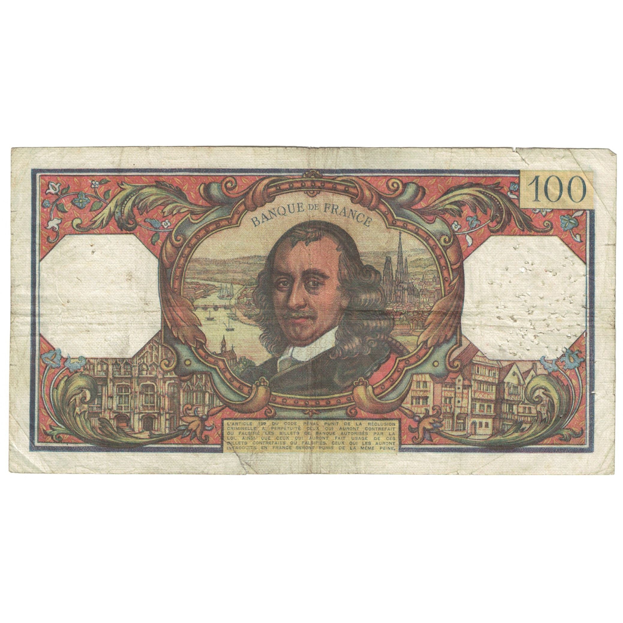 Frankrijk, 100 Francs, 1968, 1968-09-05, B, Fayette:65.23, KM:149c