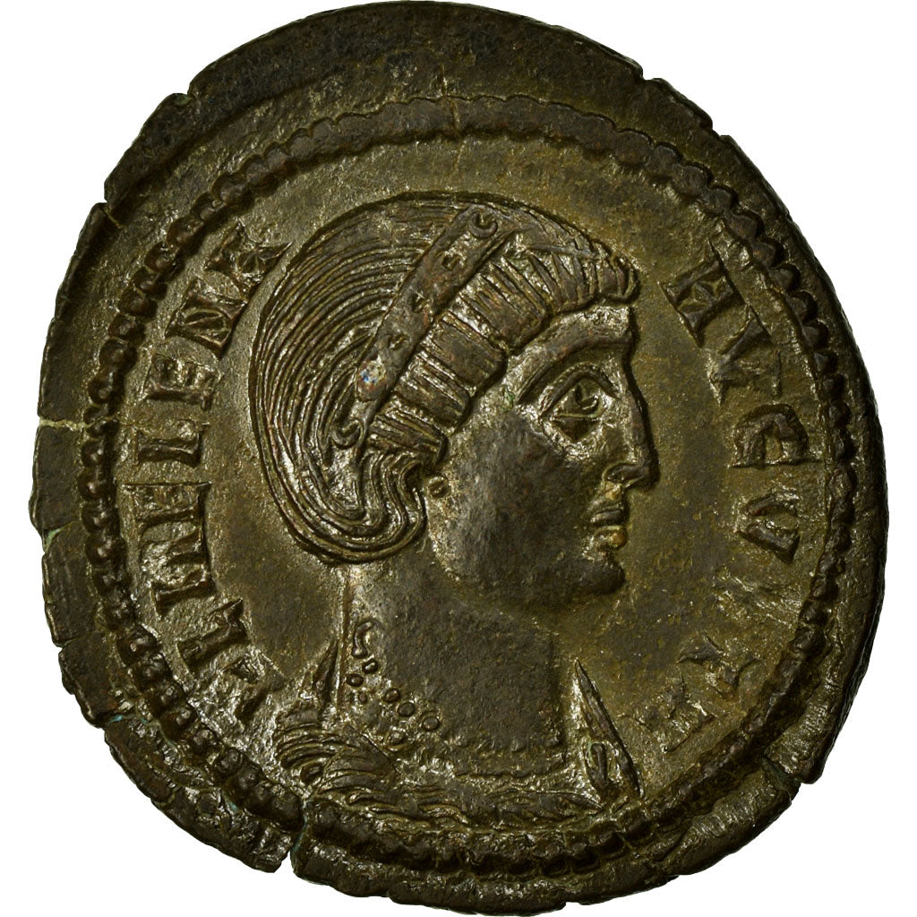 Coin, Helena, Nummus, Arles, AU(55-58), Copper, Cohen:12