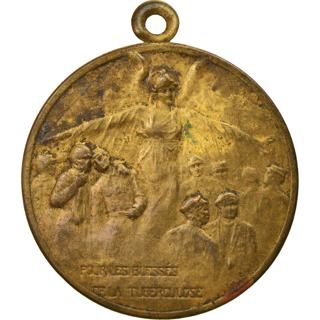 France, Médaille, Pour les Blessés de la Tuberculose, Medicine, Lalique, TB+