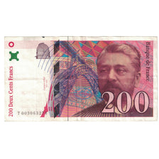 France, 200 Francs, 1997, TB, Fayette:75.04b, KM:159b