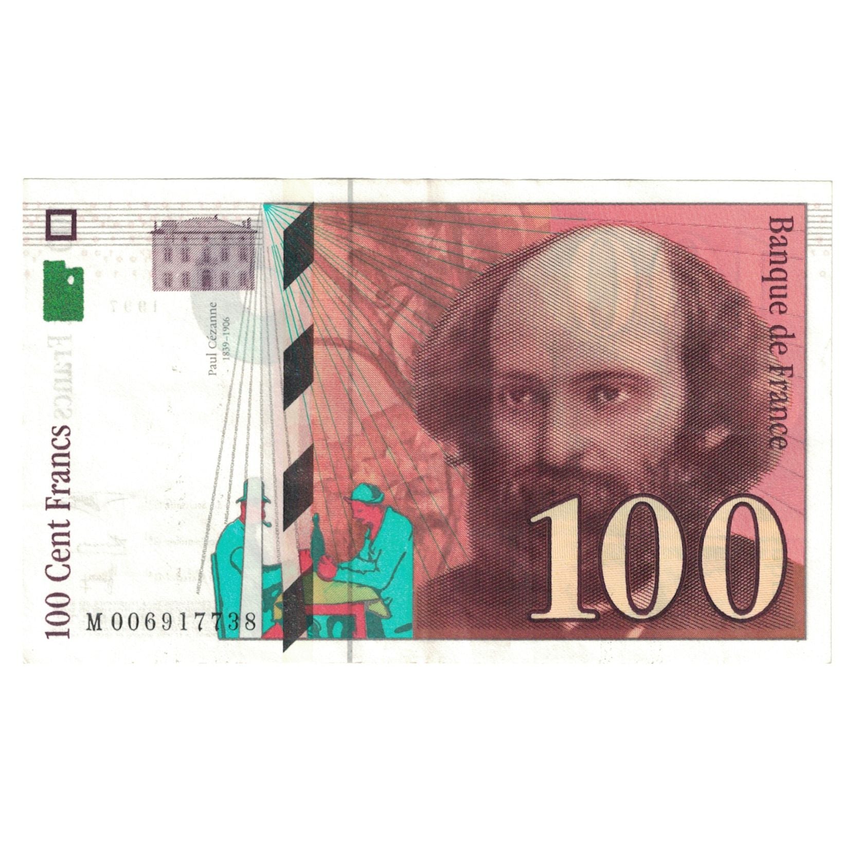 França, 100 Francs, 1997, 1997, EF(40-45), Fayette:74.01, KM:158a