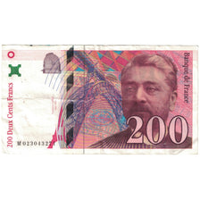 Frankrijk, 200 Francs, 1996, TB, Fayette:75.2, KM:159a