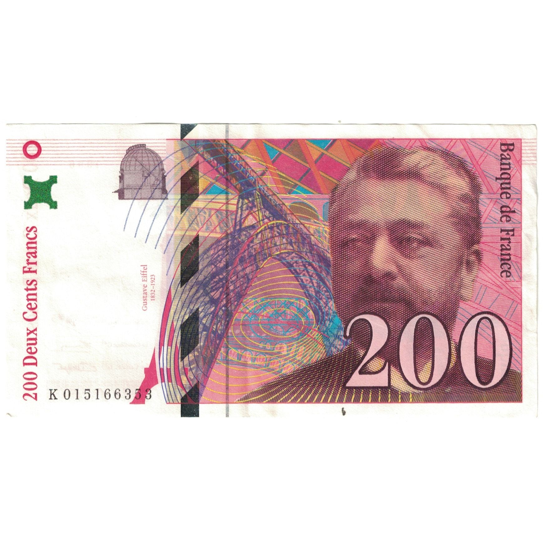 France, 200 Francs, 1996, VF(20-25), Fayette:75.2, KM:159a